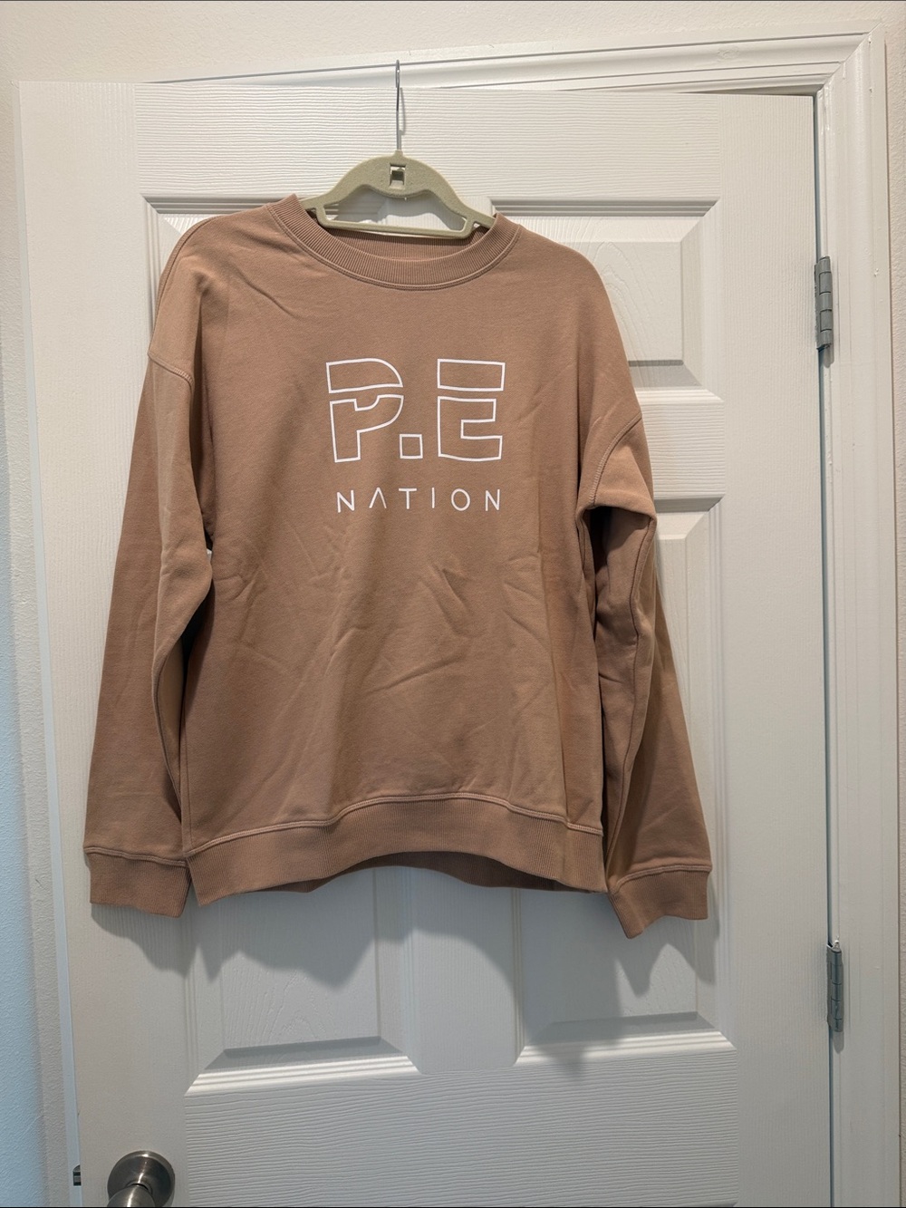 P.E Nation Crewneck Sweatshirt in Dusty Mauve size small organic cotton